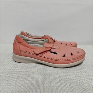 SAS Roamer Woman's Loafers Tripad Comfort Shoes Coral Pink/Salmon size 8.5 M